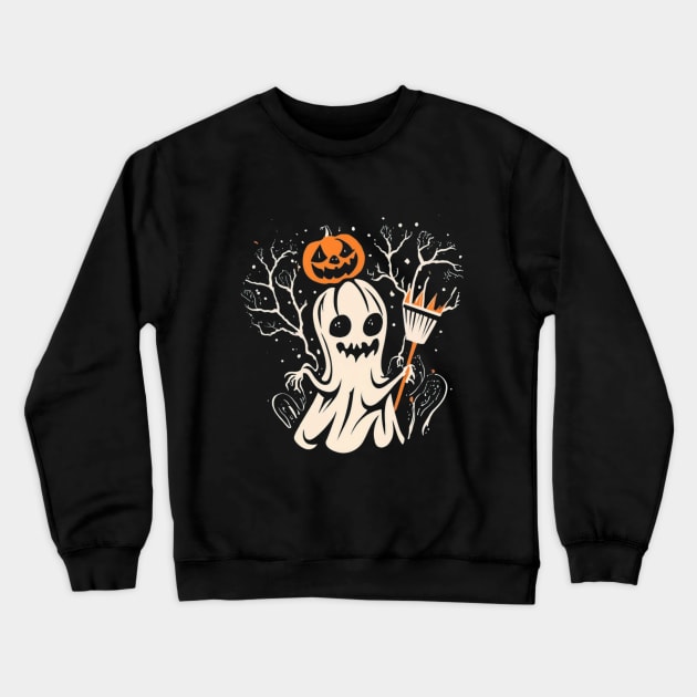 Pumpkin King Crewneck Sweatshirt by BukovskyART